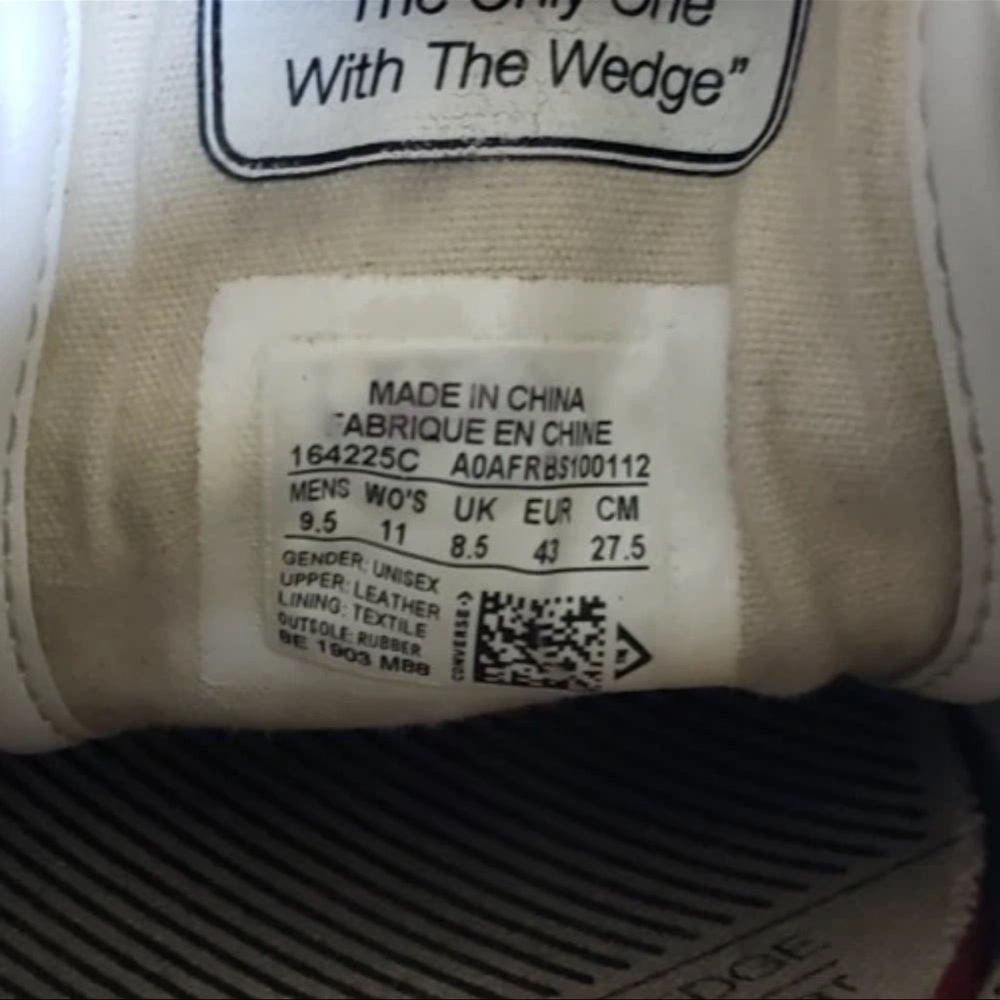 Jack Purcells white leather mens 9.5 - Picture 10 of 11